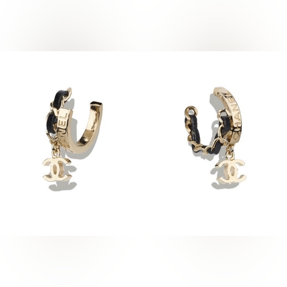 Chanel small hoop earrings